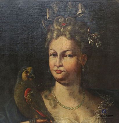 null École italienne du XVIIIème siècle, Probablement du Piémont
Portrait de femme...