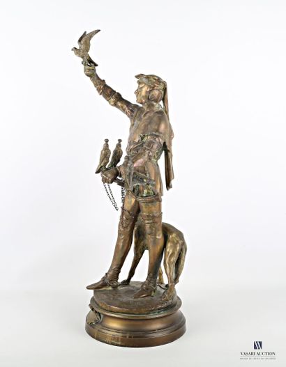 null PICAULT Émile-Louis (1833-1915), after
Fauconnier
Bronze on a base with engraved...