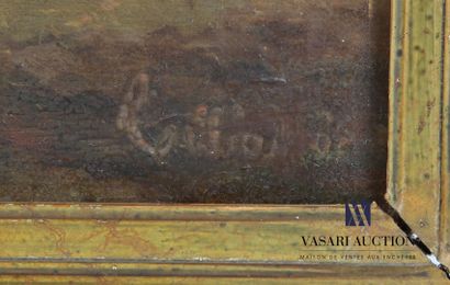 null TELLIARD Ed (XIXth century)
City scene with women
Oil on canvas
Signature on...
