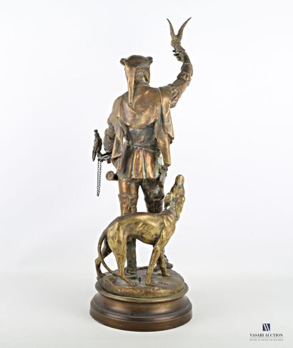 null PICAULT Émile-Louis (1833-1915), after
Fauconnier
Bronze on a base with engraved...