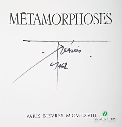 null BERRY André & ROSTAND Jean - Métamorphoses - Paris-Bièvres, Pierre de Tartas,...