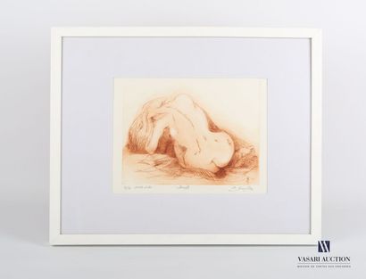 null GAULTIER Bertrand (born in 1951)
Sensual
Drypoint
Numbered 10/40 - Titled and...