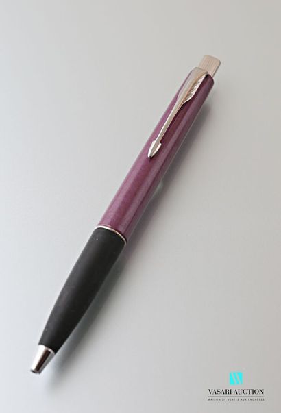 PARKER 
Purple lacquered and patinated metal...