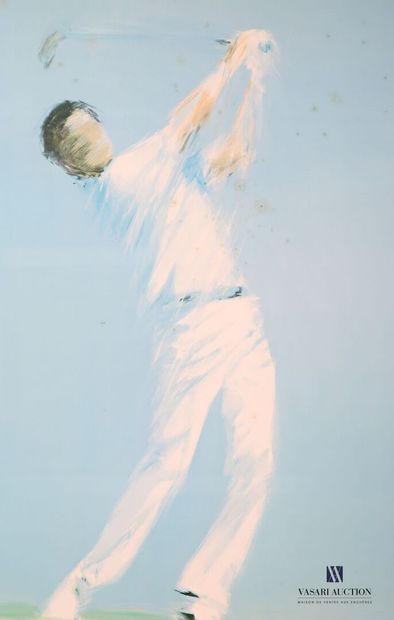 null DOUTRELEAU Pierre (born in 1938)
Golfer 
Poster
Signed lower right in the plate
(stains)
69,5...