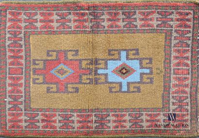 KORDY
Woolen bedspread decorated with two...