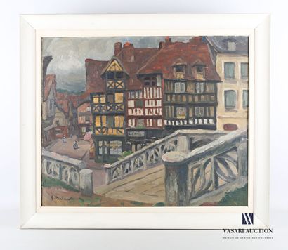 BALANDE Gaston (1880-1971)
View of Strasbourg...