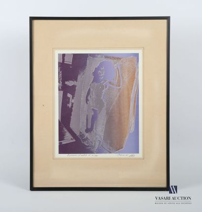 null CLUZEL (XXth century)
Study 16
Lithograph in colors 
Annotated Artist's proof...