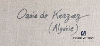 null MAISIERE Jean-Luc (1956)
Oasis de Kerzaz (Algérie)
Huile sur toile
Signée en...