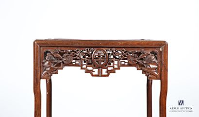 null INDOCHINE
Two nesting tables, the rectangular top underlined by a central calligraphy...