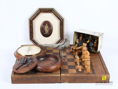 Lot including a gilded pheasant subject in...