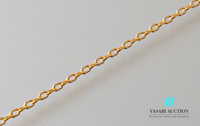 null Chain in yellow gold 750 thousandths mesh forçat 
Weight : 7,9 g - Length :...