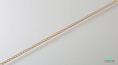 null Chain in yellow gold 750 thousandths mesh gourmette
Weight : 8,5 g - Length...