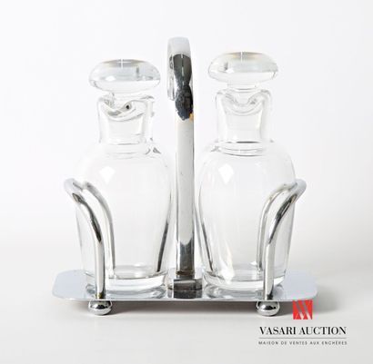 null BACCARAT
Oil and vinegar cruet, the bottles with double spout and their stopper...
