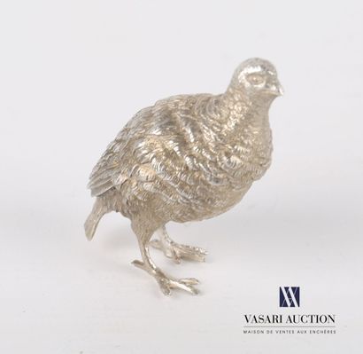 null Silver subject representing a partridge.
Weight : 175,08 g - Height. 5,5 cm...