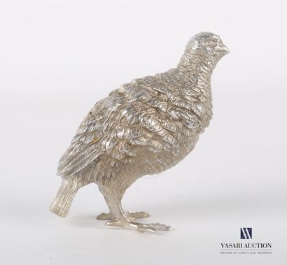 null Silver subject representing a partridge.
Weight : 175,08 g - Height. 5,5 cm...