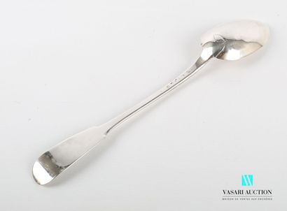 null Stew spoon in silver, the handle uniplat.
Rouen 1787
Master goldsmith : Mathieu...