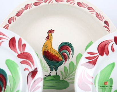 null CHOISY-LE-ROI 
Part of an earthenware dinner service comprising ten dinner plates...