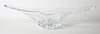 null ART VANNES FRANCE - Cristallerie d'
Coupe en cristal translucide de forme libre,...