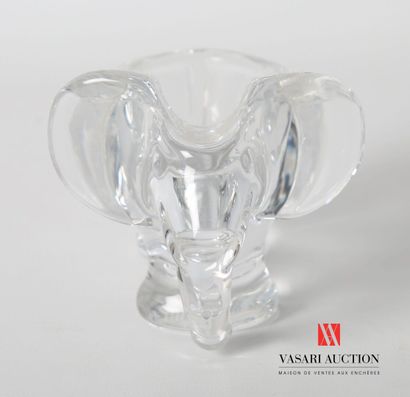 null ART VANNES FRANCE - Cristallerie d'
Un cendrier figurant un éléphant.
Marque...