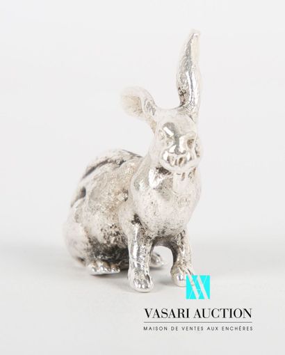 null Silver subject representing a hare.
Weight : 62,41 g - Height. Height : 4,5...