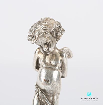 null Blind cachet in silver, the handle showing a cherub.
Weight : 157,70 g 