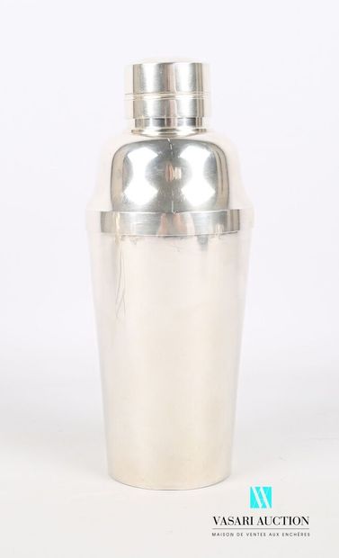 null Shaker in silver plated metal, the stopper hemmed with a double net
(wear of...