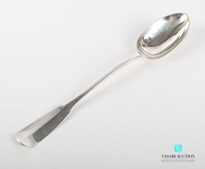 null Stew spoon in silver, the handle uniplat.
Rouen 1787
Master goldsmith : Mathieu...