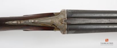 null Fusil de chasse Hélice calibre 16-65, canons juxtaposés de 70 cm, bascule découpée...