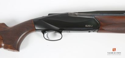 null Fusil Benelli modèle 828U calibre 12-76, canons superposés de 77 cm, bande ventilée...