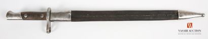 null Baïonnette espagnole type 1913, lame droite de 39,5 cm, marquée au talon « Artilleria...