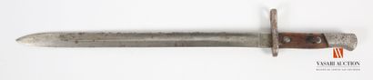 null Baïonnette espagnole type 1913, lame droite de 40 cm, marquée au talon « Artilleria...