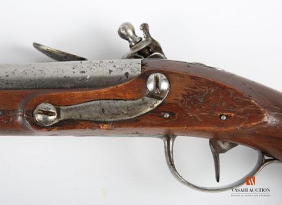null French regulation pistol model 1763, revolutionary manufacture, barrel of 22,7...