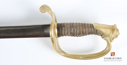 null Infantry warrant officer saber model 1845, blade 77 cm, signed on the back of...