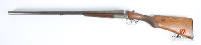 null Fusil de chasse hammerless J. Gaucher St Etienne, calibre12-70, canons juxtaposés...
