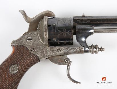 null Revolver à broche Chamelot Delvigne calibre 7 mm, canon octogonal avec guidon,...