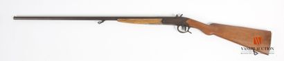 null Carabine de chasse mono coup calibre 12 mm, canon de 65 cm, état d'usage, usure,...