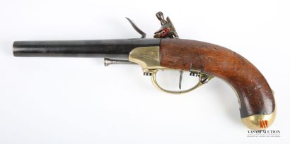 null Pistolet réglementaire français modèle 1777, canon de 18,8 cm marqué S80 (1780),...