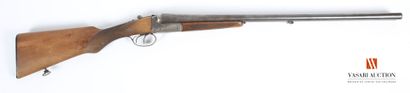 null Fusil de chasse hammerless J. Gaucher St Etienne, calibre12-70, canons juxtaposés...