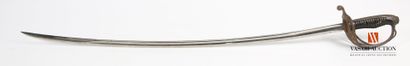null Light cavalry officer saber, fancy model, beautiful 95 cm curved blade, signed...