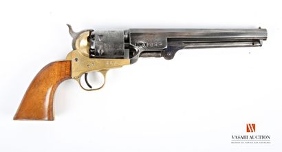 null Revolver à poudre noire Western type Colt Navy calibre .36, canon octogonal...