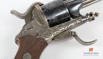 null Revolver à broche Chamelot Delvigne calibre 7 mm, canon octogonal avec guidon,...