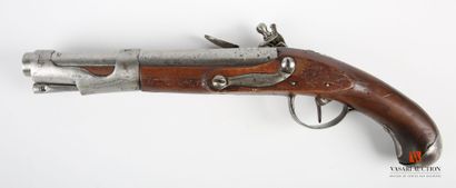 null Pistolet réglementaire français modèle 1763, fabrication révolutionnaire, canon...