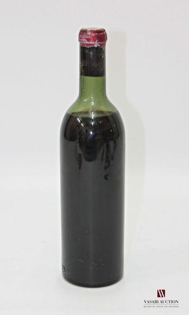 1 bouteille	Château LATOUR A POMEROL	Pomerol	1955
	Sans...