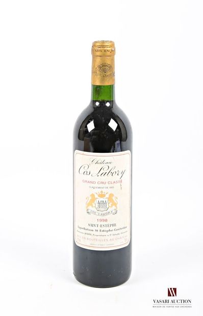 1 bouteille	Château COS LABORY	St Estèphe...