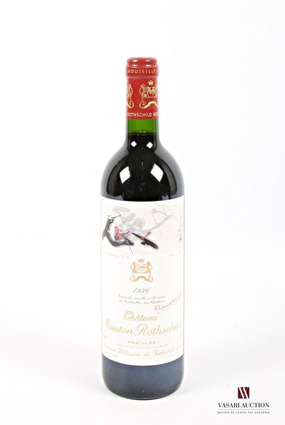 null 1 bouteille	Château MOUTON ROTHSCHILD	Pauillac 1er GCC	1996
	Et. de Gu Gan,...