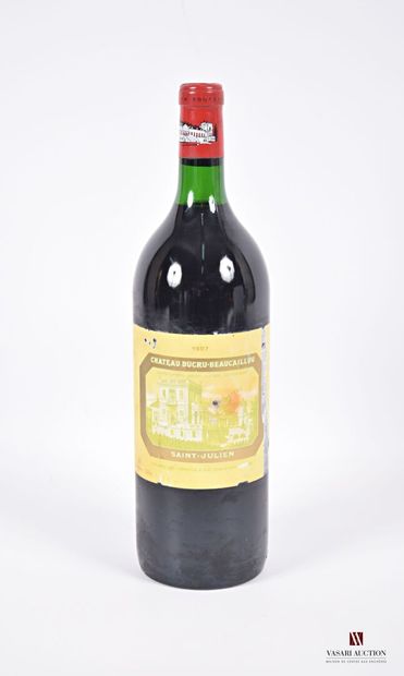 null 1 magnum Château DUCRU BEAUCAILLOU St Julien GCC 1987
	Faded, worn and torn...