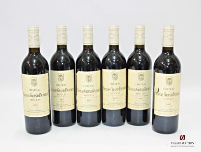 6 bouteilles	Château BRANAS GRAND POUJEAUX	Moulis	1997
	Et....