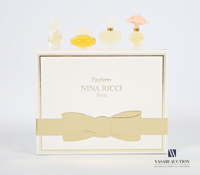 NINA RICCI 
Box containing 4 bottles including...