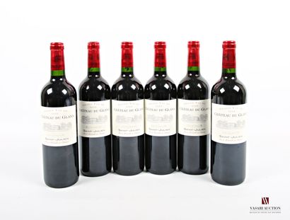 6 bouteilles	Château du GLANA	St Julien CBS	2005
	Et....