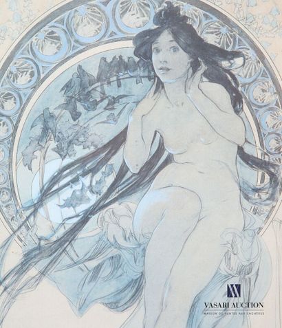 null MUCHA Alphonse (1860-1939), after 
Poetry - Music 
Two modern reproductions...